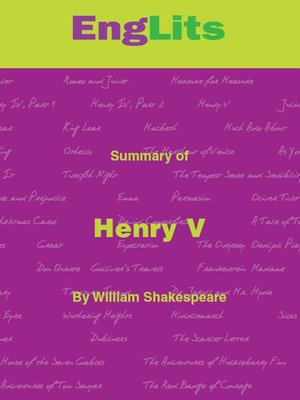 cover image of EngLits: Henry V